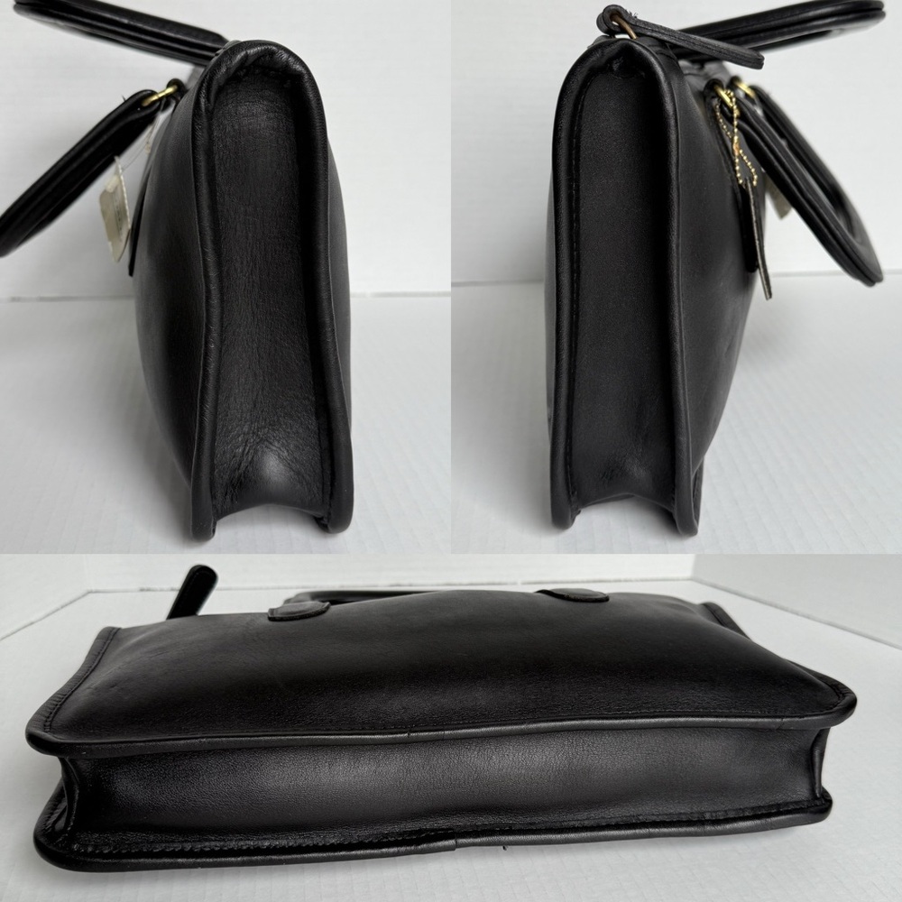 Coach RARE NWT 70s Vintage Bonnie Cashin Slim Leather Satchel 9425 – Made in USA - Picture 4 of 8